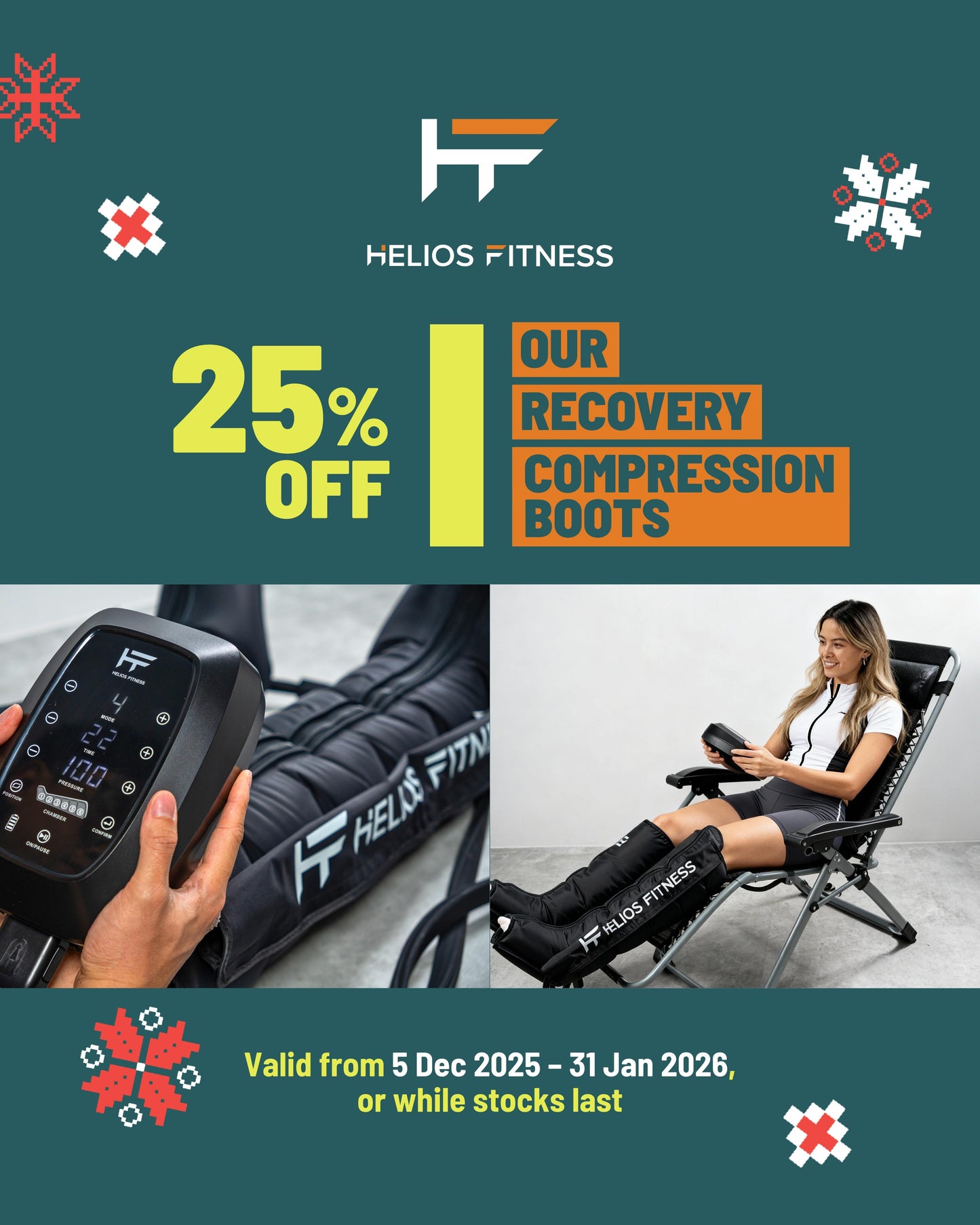 Helios Compression Boots