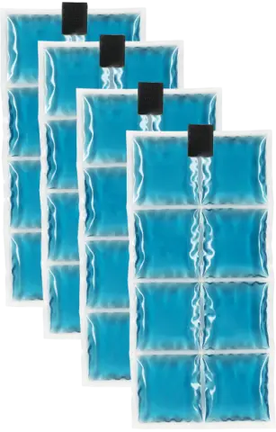 Coolpac 15˚C / 59˚F - 8 cells Aqua (set of 4 units)